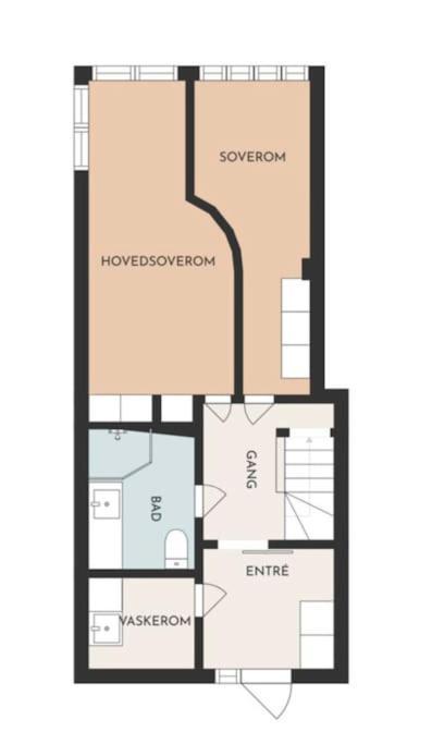 טרומסה Spacious Central Apartment מראה חיצוני תמונה